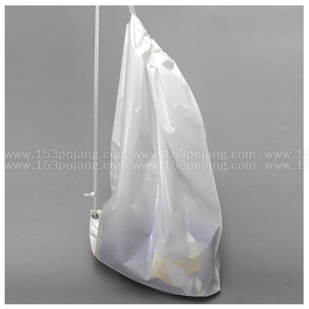 유백 외줄 비닐백팩 100장어깨끈가방/복주머니가방